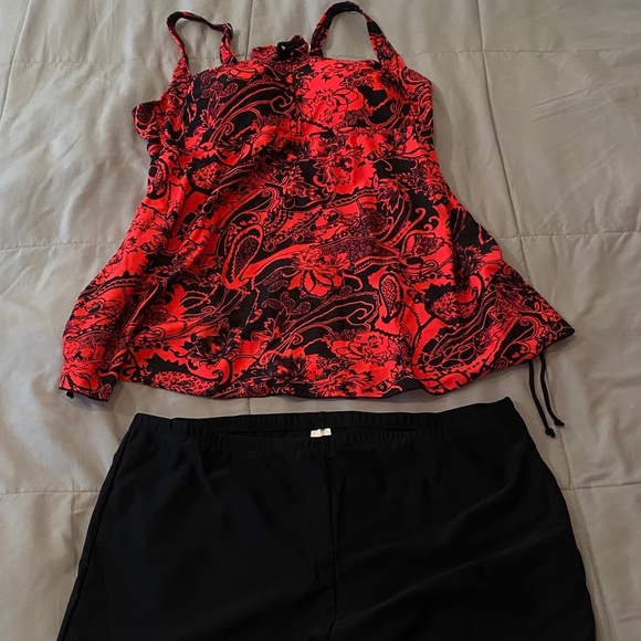 Septangle Other - Septangle tankini and bottom swimsuit modest swim dress size 22 w